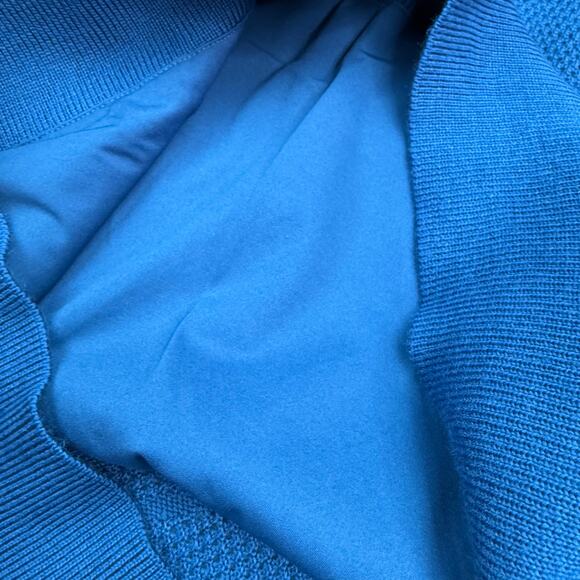 RLX Ralph Lauren Wool-Blended 1/2 Zip Mock Indigo Blue Womens M Golf Sweater NWT - Picture 11 of 15